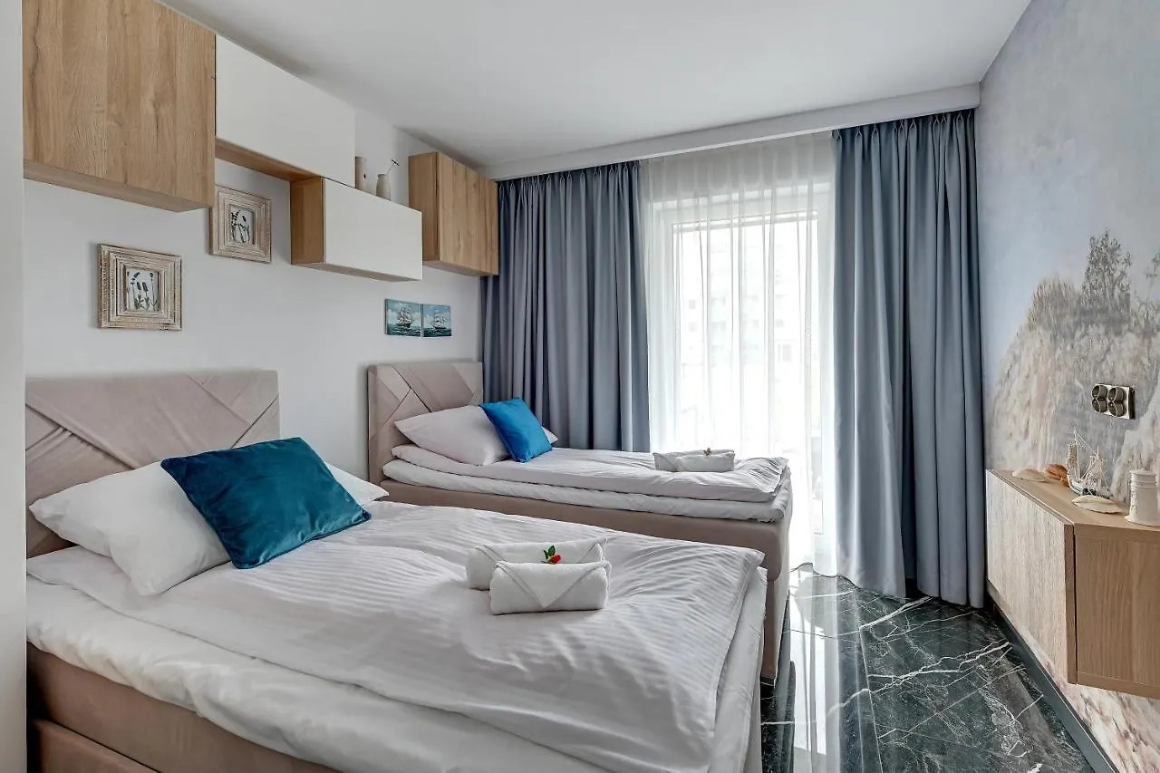 公寓 Wave Apartments-Gold Exclusive 格但斯克 波兰